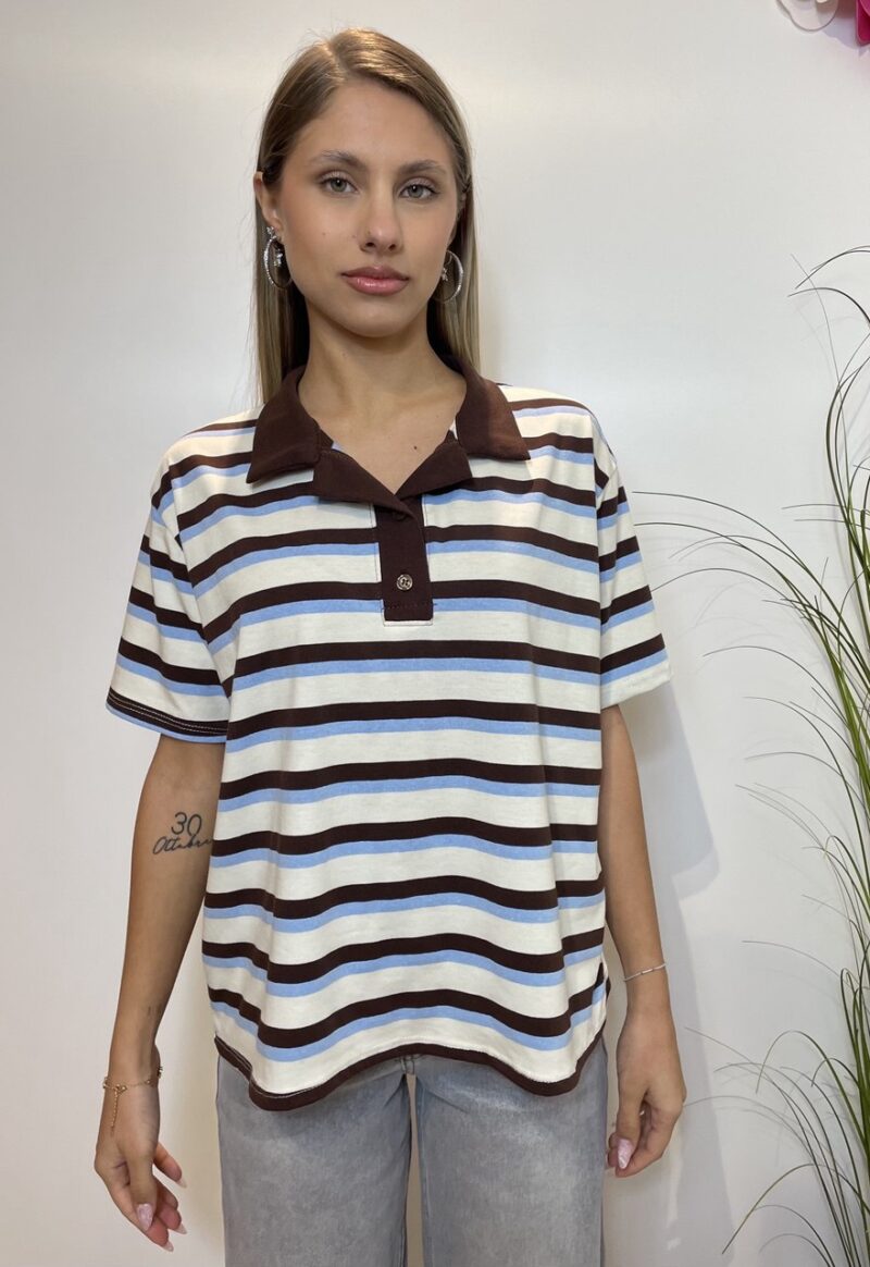 T-shirt polo manica corta - immagine 4