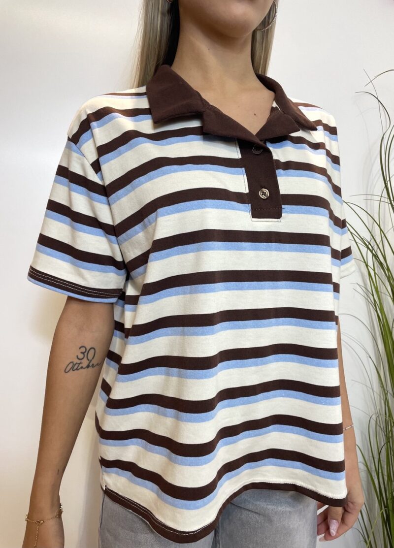 T-shirt polo manica corta - immagine 2
