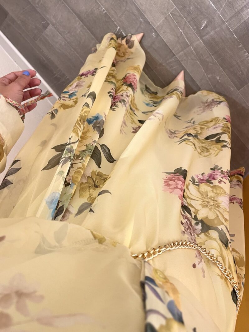 Abito lungo giallo - immagine 2