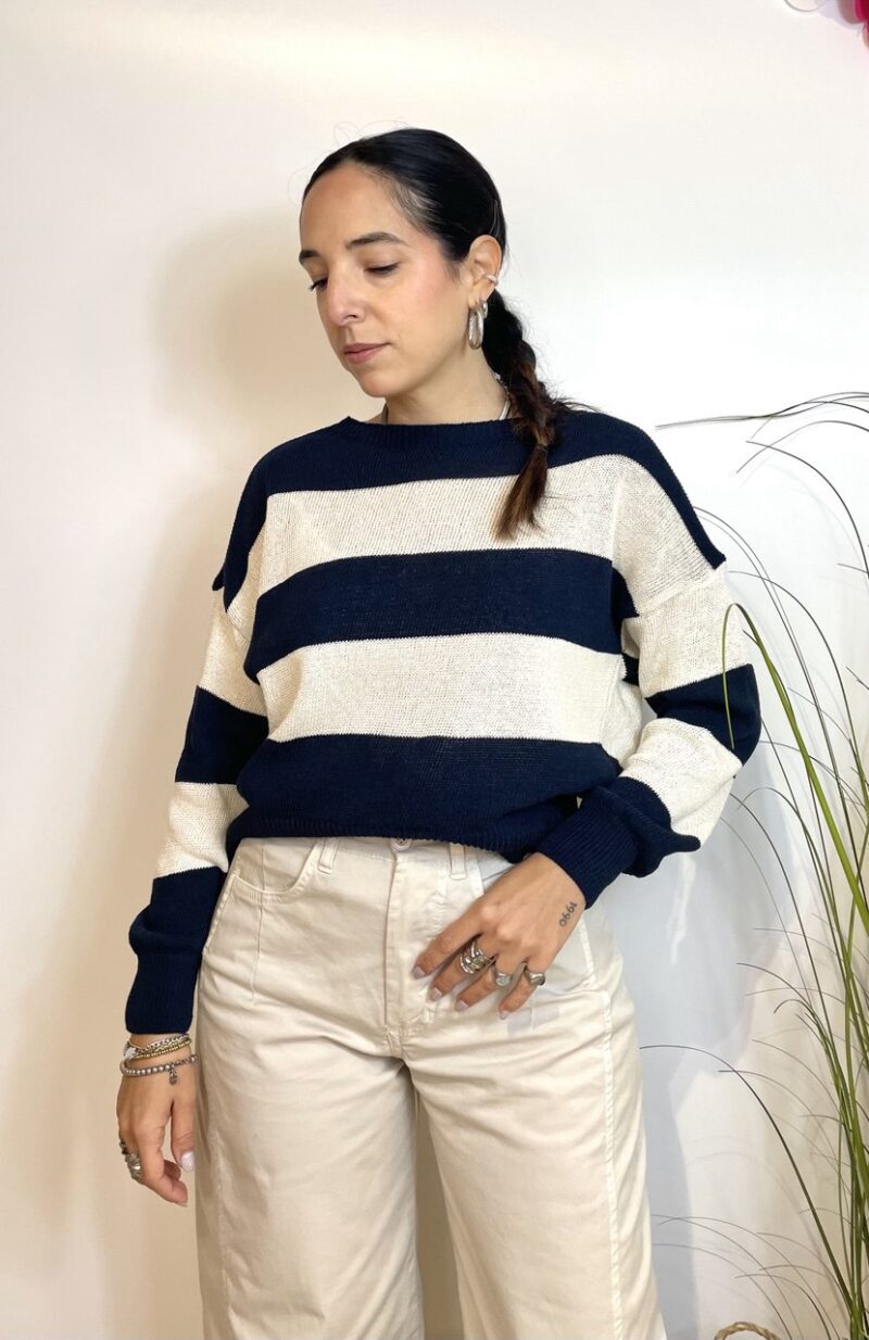 Maglia a righe Susymix - immagine 2