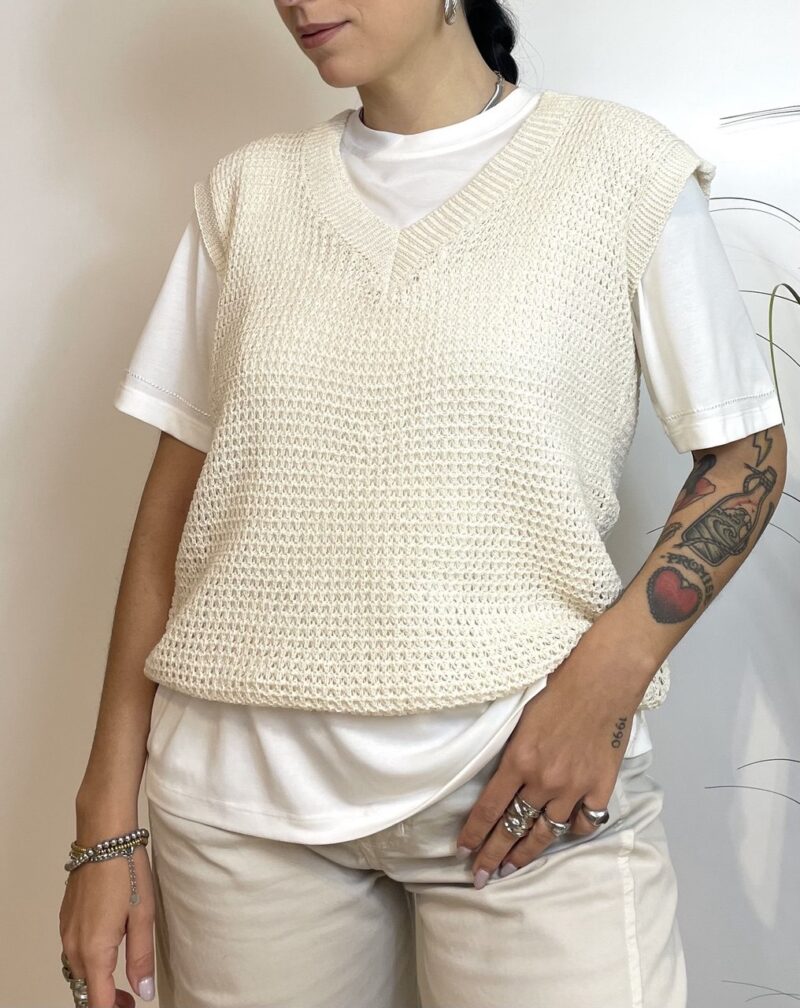 Gilet Susymix panna