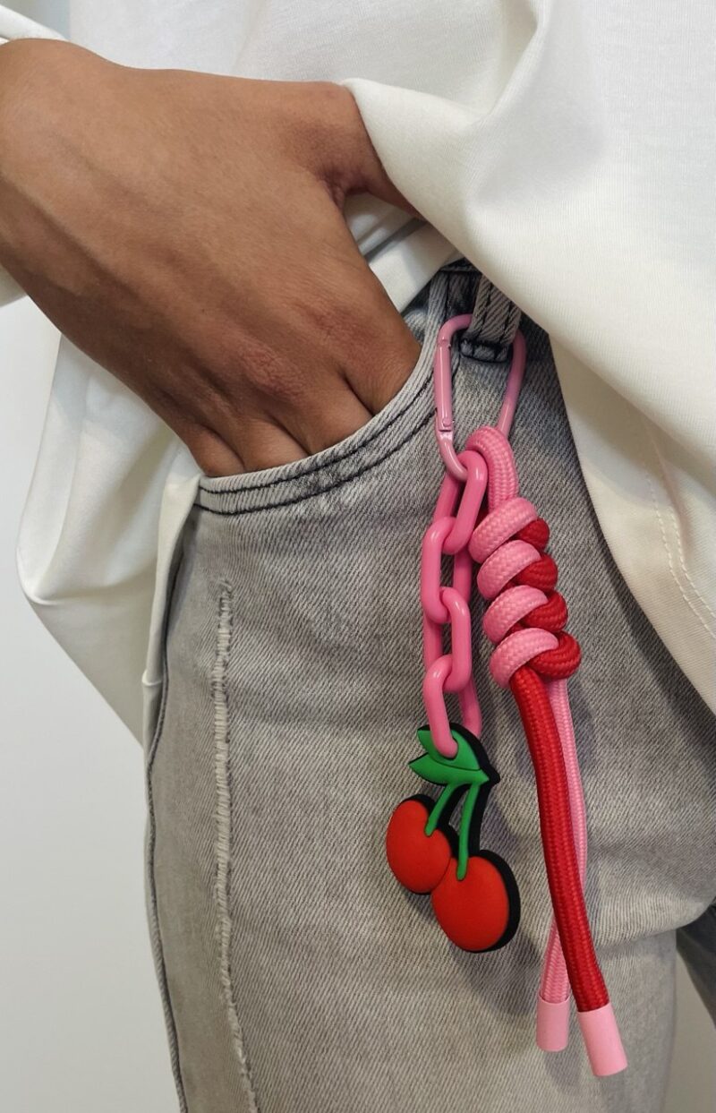 T-shirt stampa Papaya con charm - immagine 4