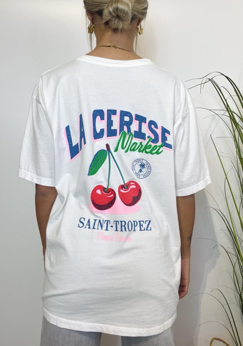 T-shirt stampa La cerise bianca - immagine 3