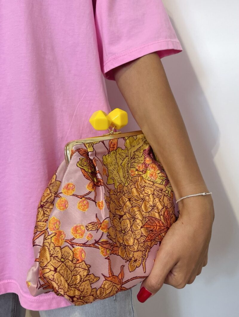 Pasticcino bag rosa&giallo - immagine 2