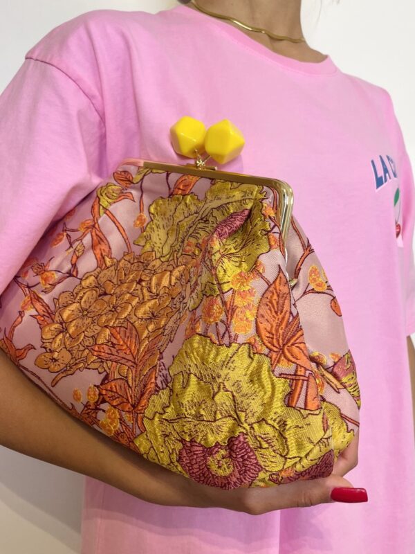 Pasticcino bag rosa&giallo