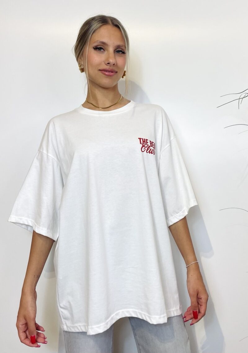 T-shirt oversize con manica 3/4 The beach club - immagine 3