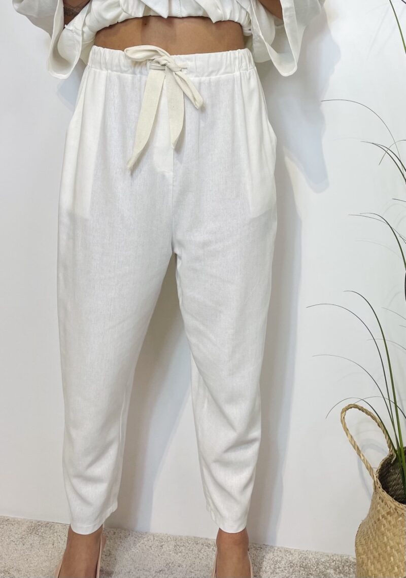 Coordinato kimono bianco - immagine 3