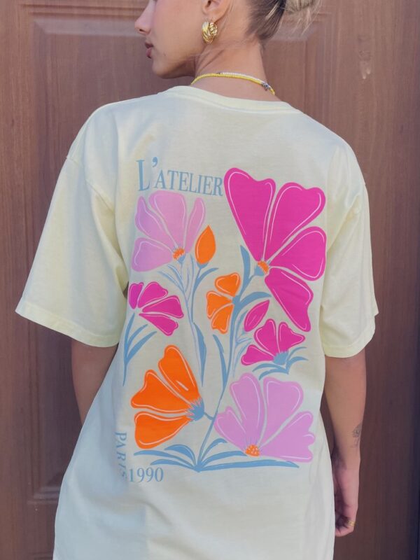 T-shirt stampa Paris l'Atelier