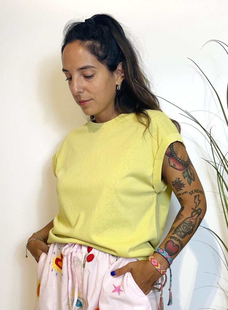 T-shirt Beyza Artlove lime - immagine 3