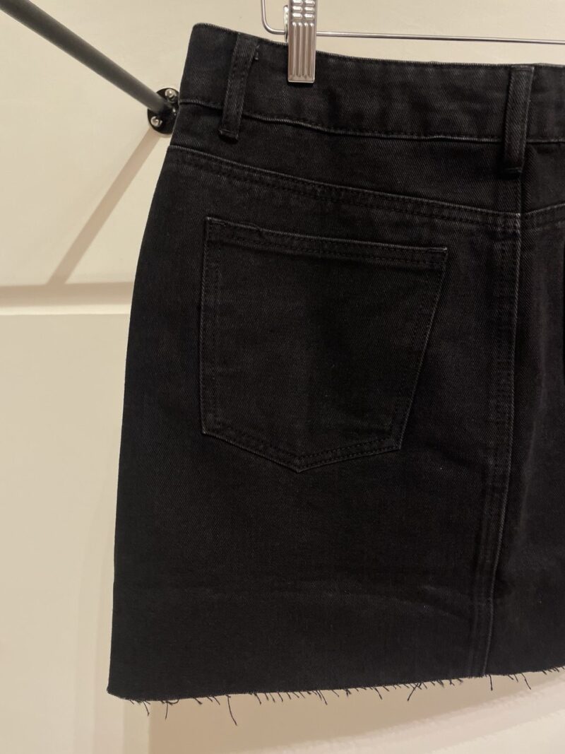 Mini in denim con strass - immagine 2
