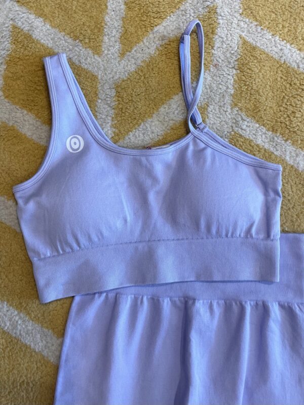 Coordinato fitness lilla