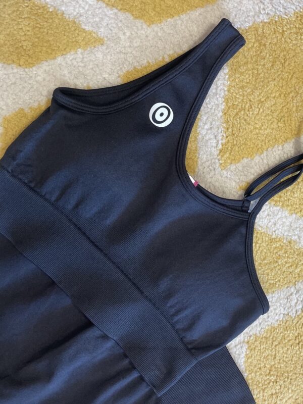 Coordinato fitness nero