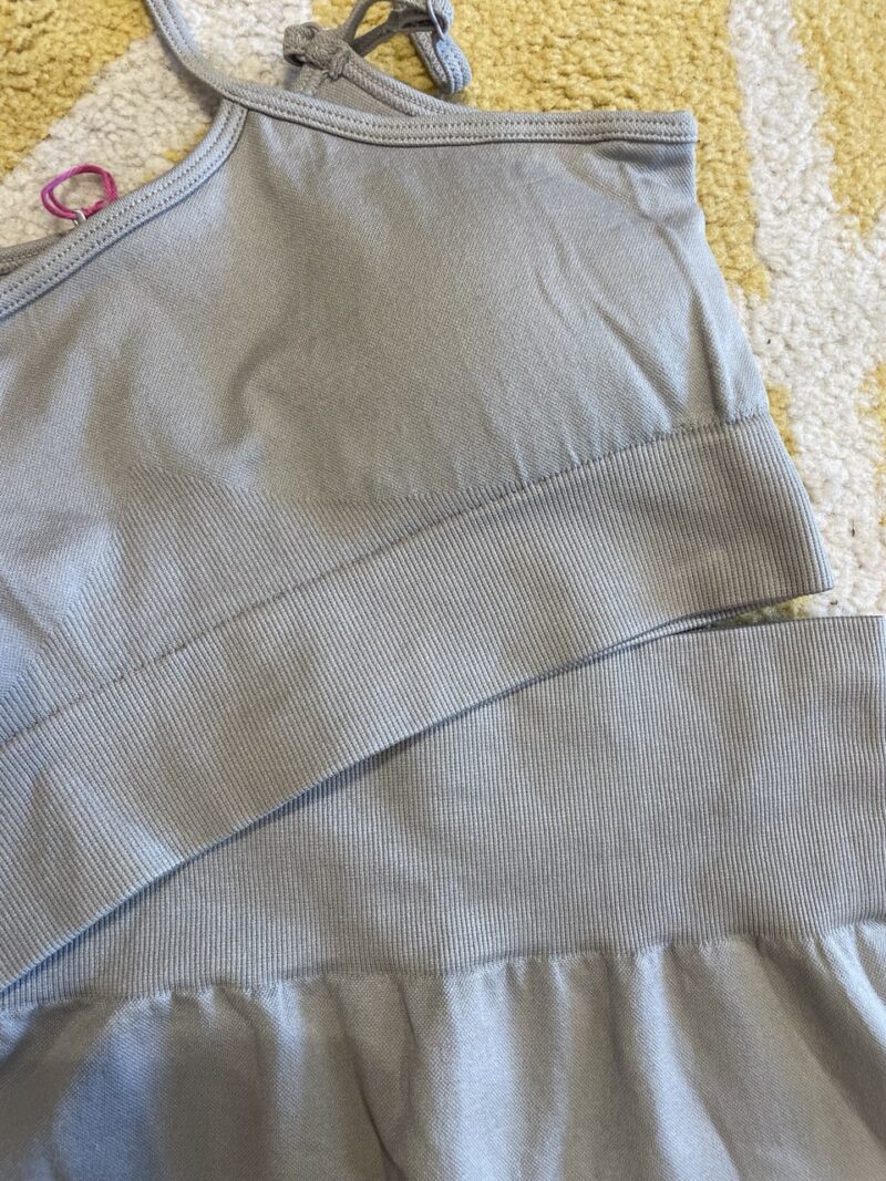 Coordinato fitness grigio - immagine 2